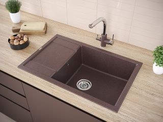 Мойка кухонная Paulmark Flugen PM317850-CO кофе